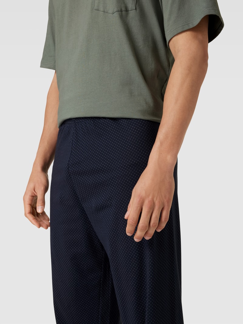 Pyjama aus Baumwolle Modell 'Essentials Nightwear' in stein