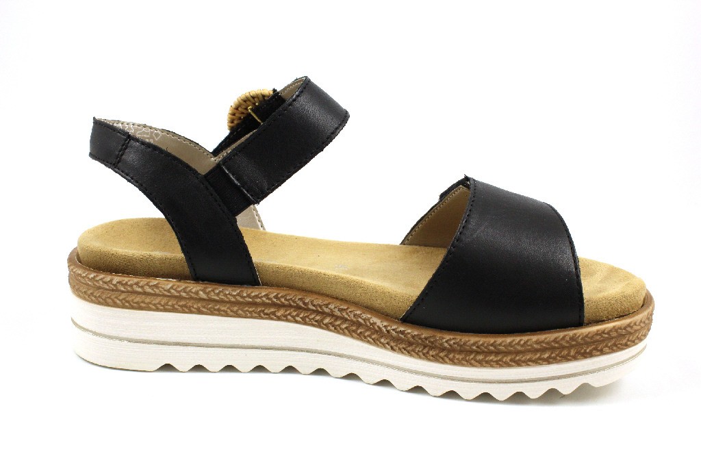 REMONTE Klassische Sandalen schwarz Odeon