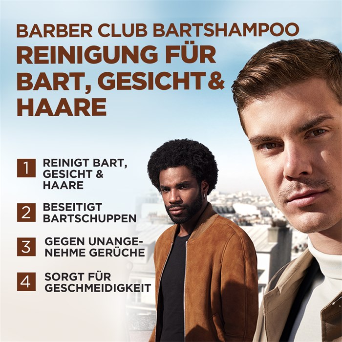 3In1 Shampoo Bart + Gesicht + Haar