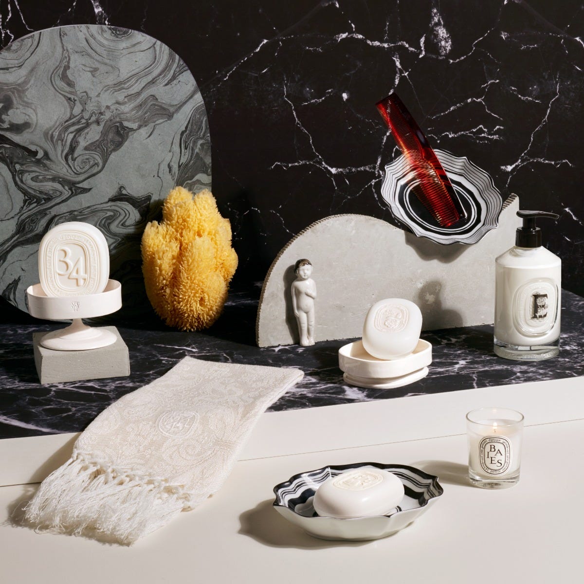 Porte-savon - Ovale noir