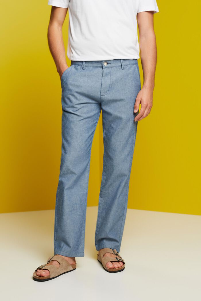Strukturierte Chino, 100 % Baumwolle