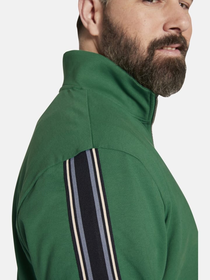 Charles Colby Sweatshirt EARL TIARNAN in dunkelgrün günstig kaufen