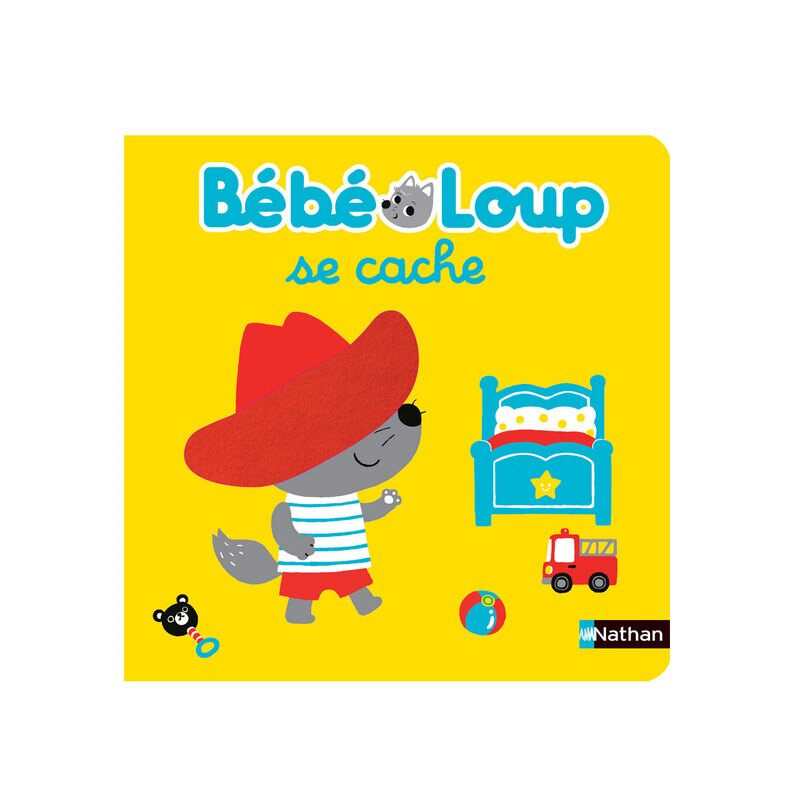Livre Bébé loup se cache - Nathan Jeunesse