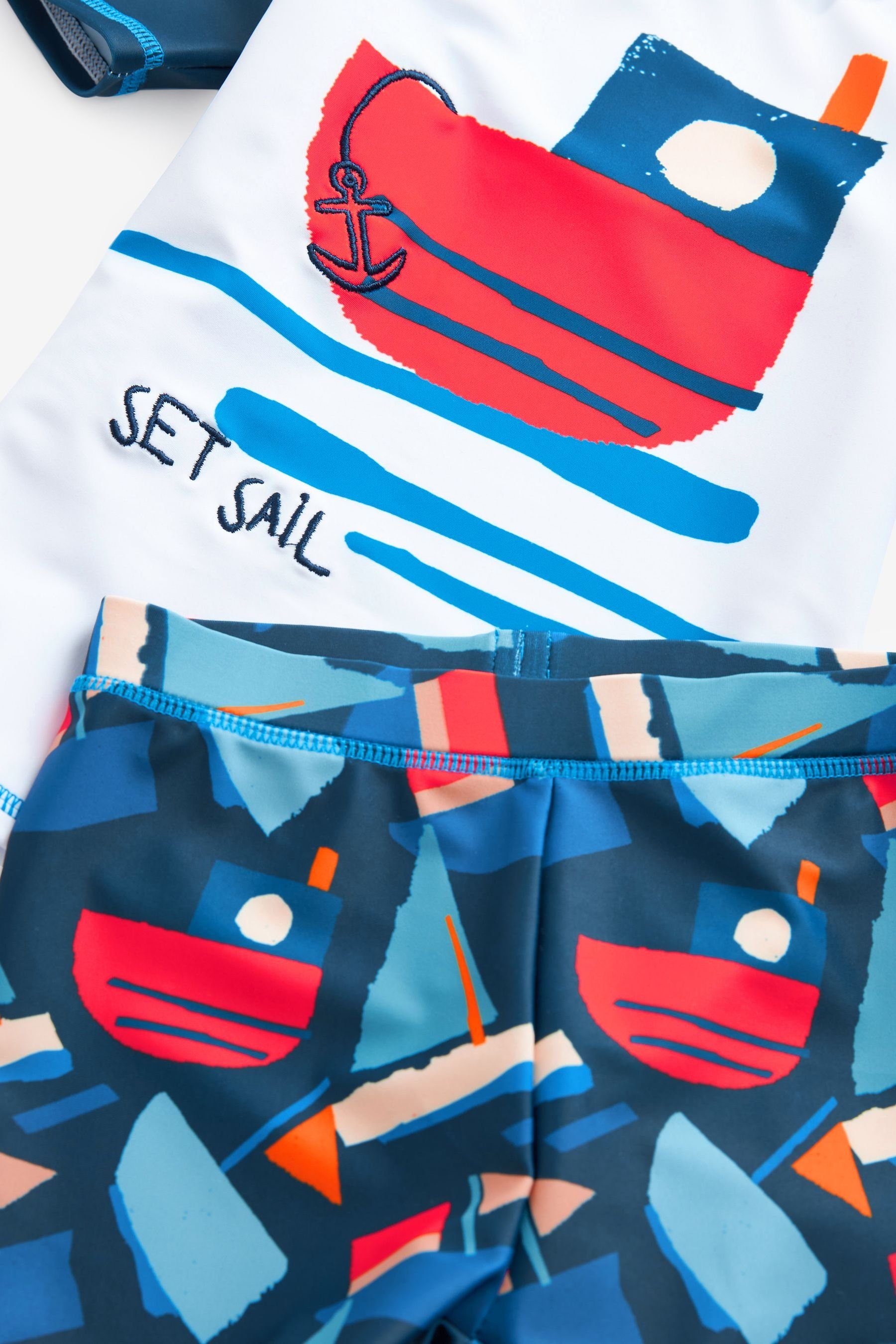 Next Badeanzug Sonnenschutztop und Shorts im Set (2-St)