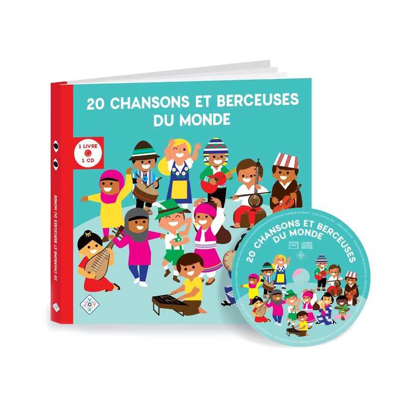Livre-CD 20 chansons et berceuses du monde - Joyvox