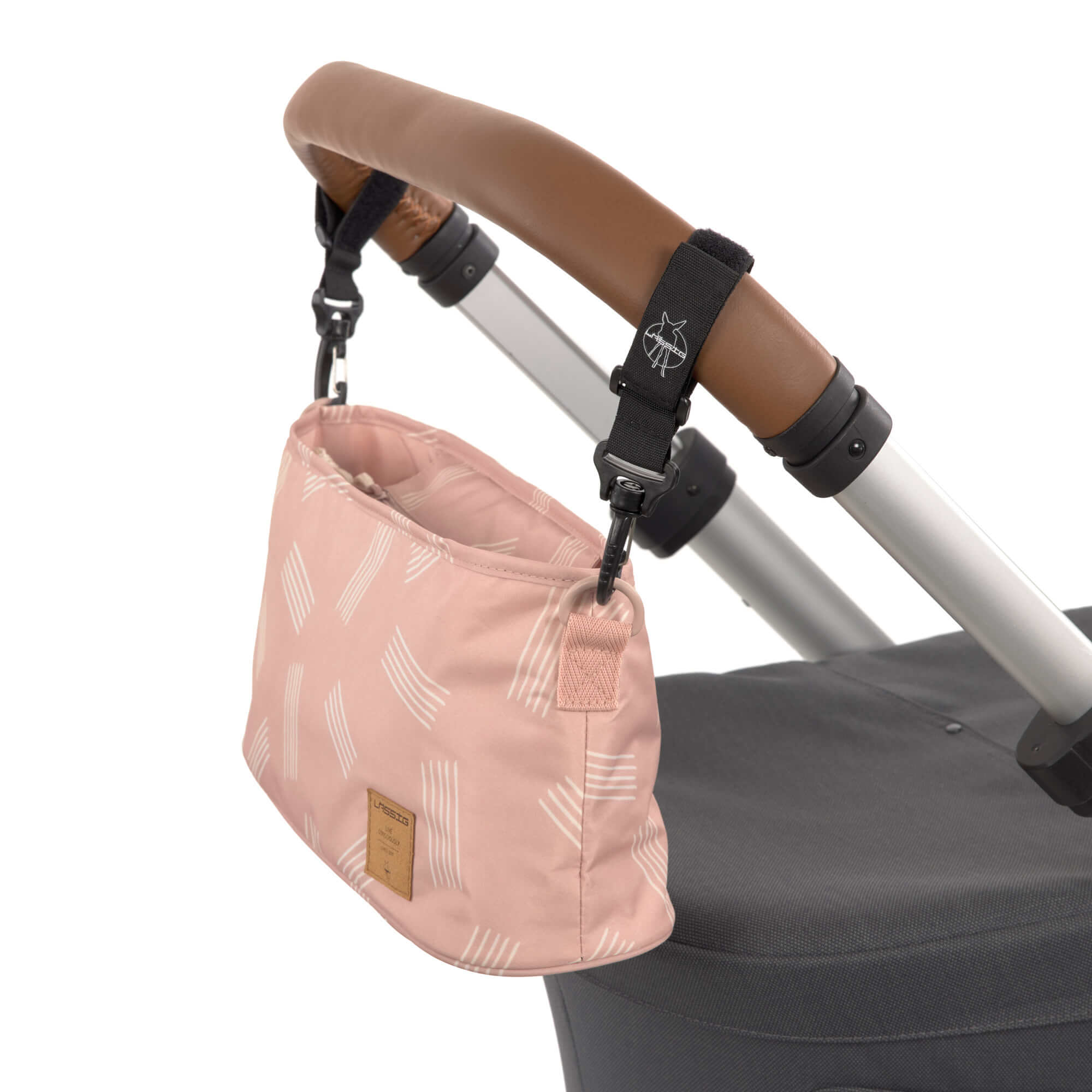 Kinderwagen Organizer - Soft Stripes Rose, Rosa