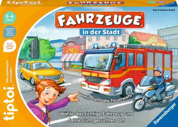 tiptoi® Fahrzeuge in der Stadt - Lernspiel ab 3 Jahren
