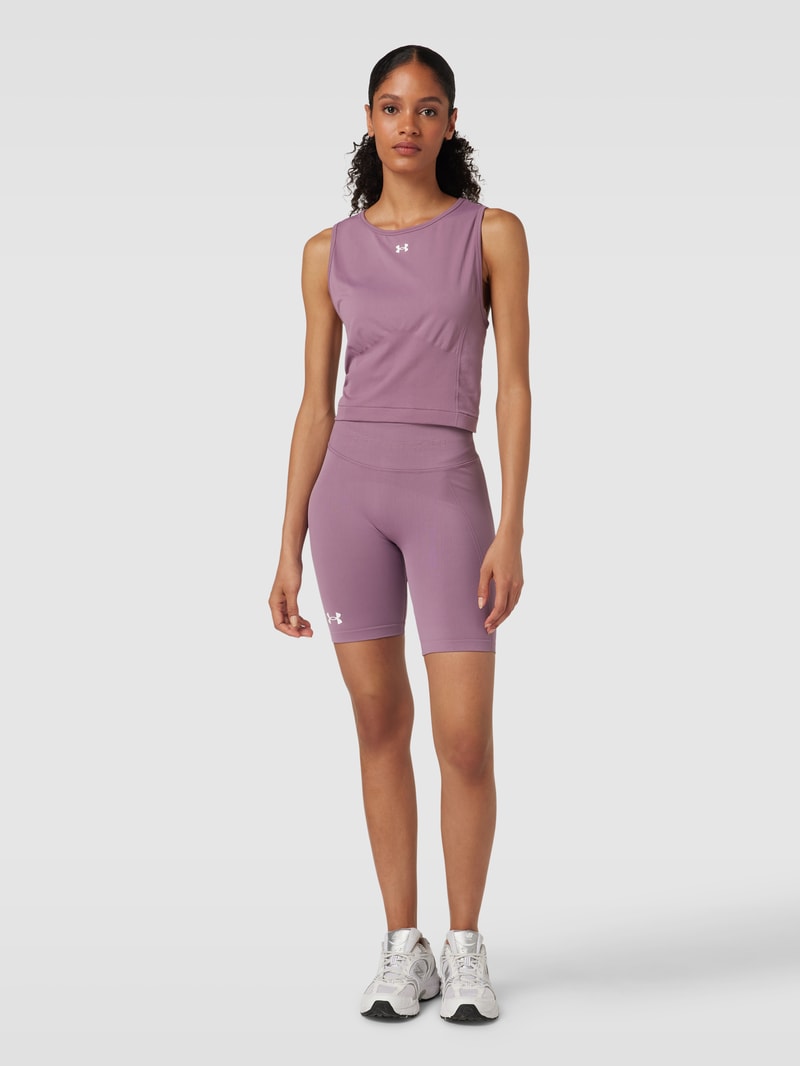 Shorts mit Label-Details Modell 'Train' in mauve