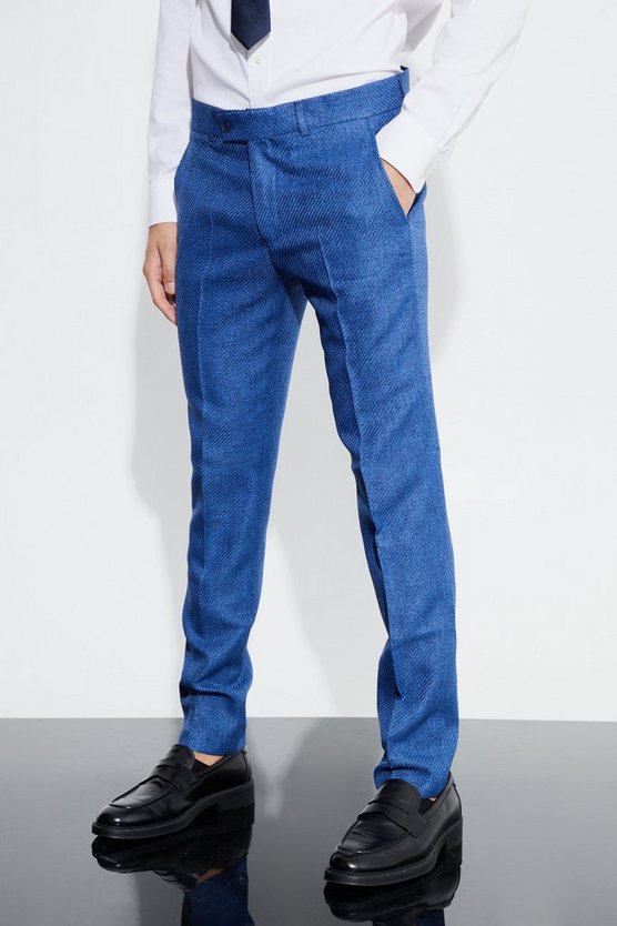 Skinny Anzughose mit Print