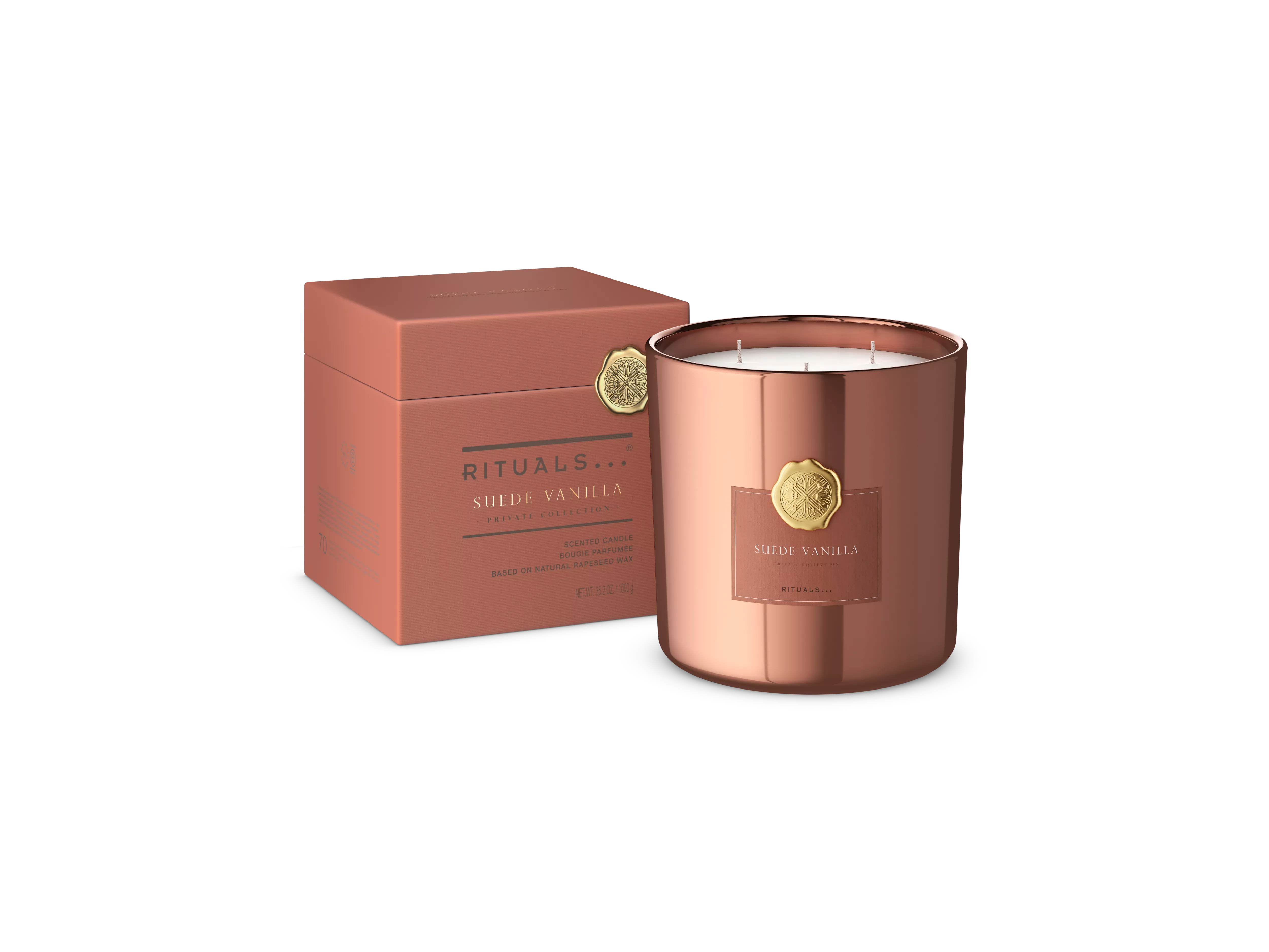 Bougie parfumée XL Suede Vanille