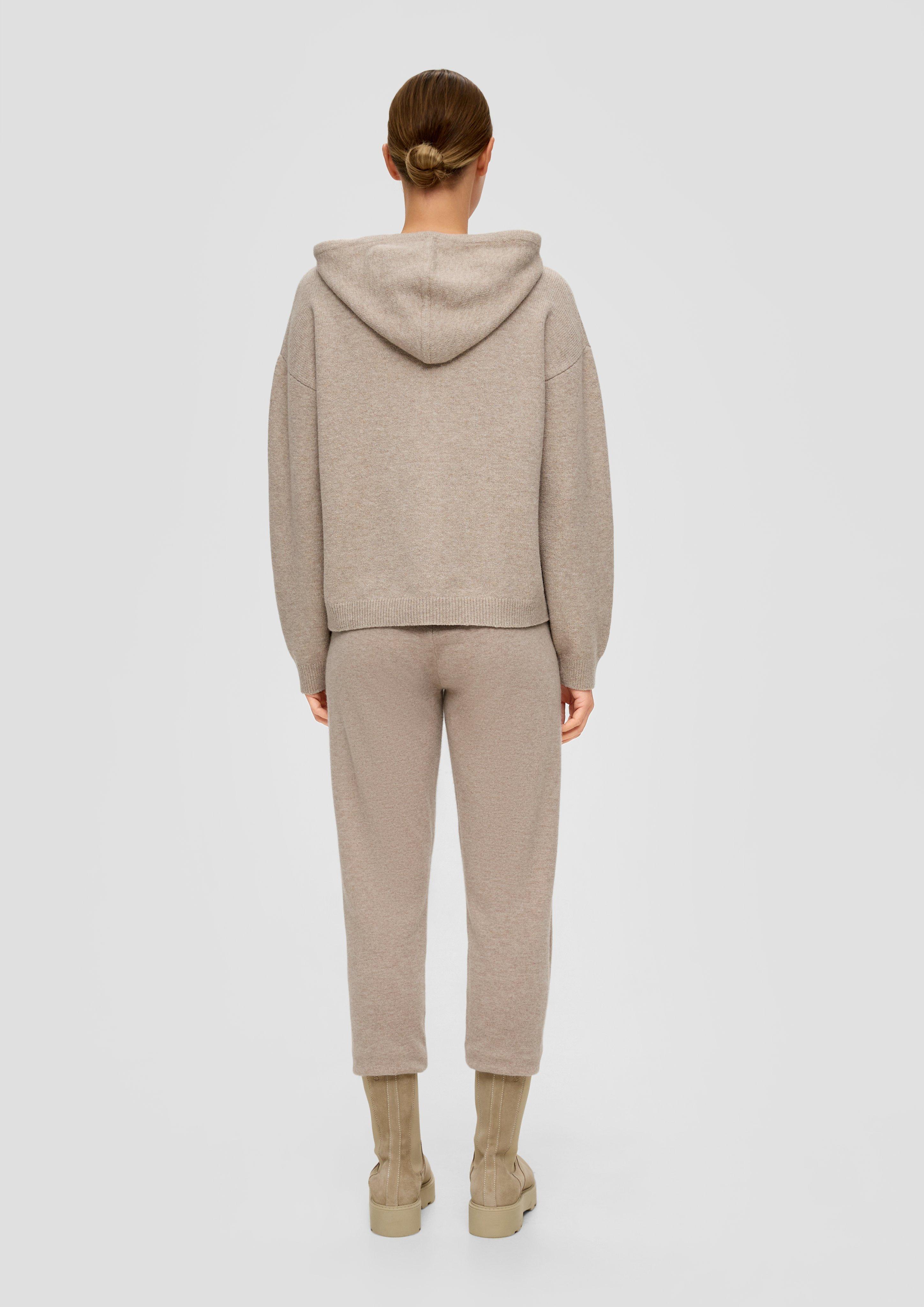Strick-Hoodie aus Wollmix  2135271-82W2