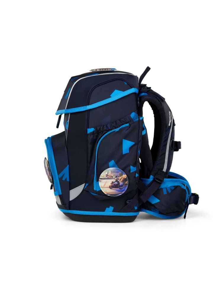 Ergobag Grundschulranzen-Set CUBO VerfolgBärjagd 5-tlg. in Blau günstig kaufen onesize