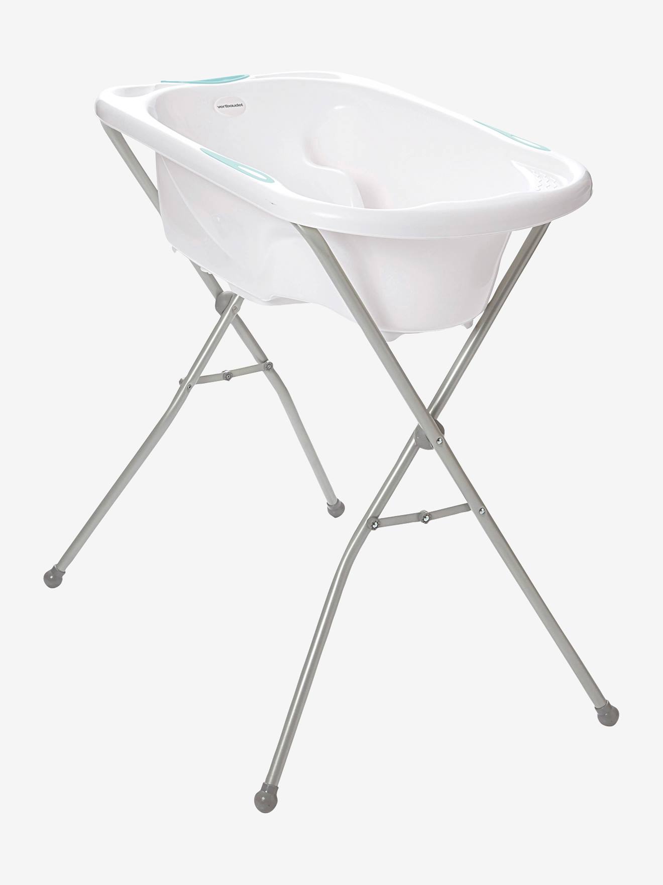 Pied pour baignoire gris