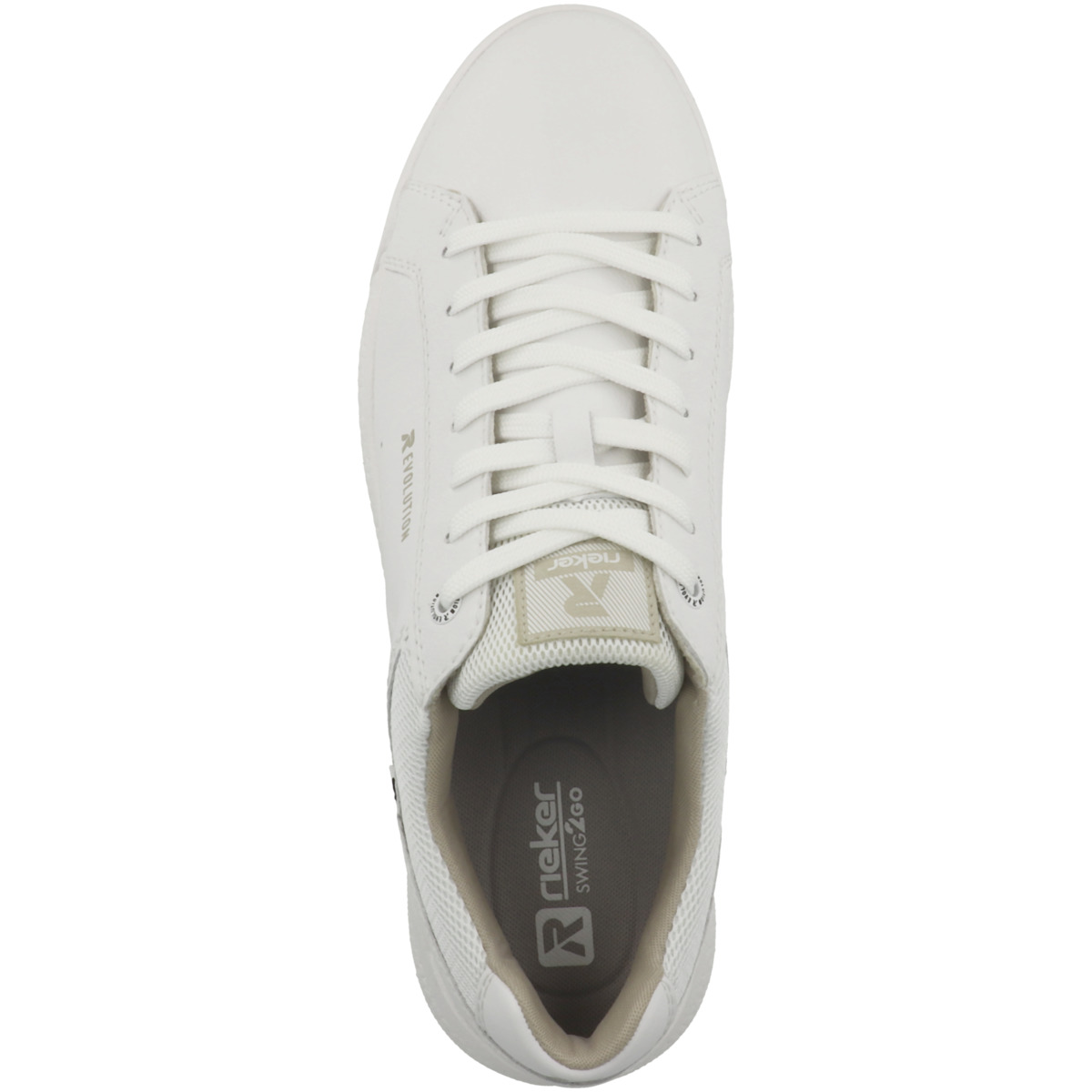 Rieker EVOLUTION U1100 Sneaker Low weiss