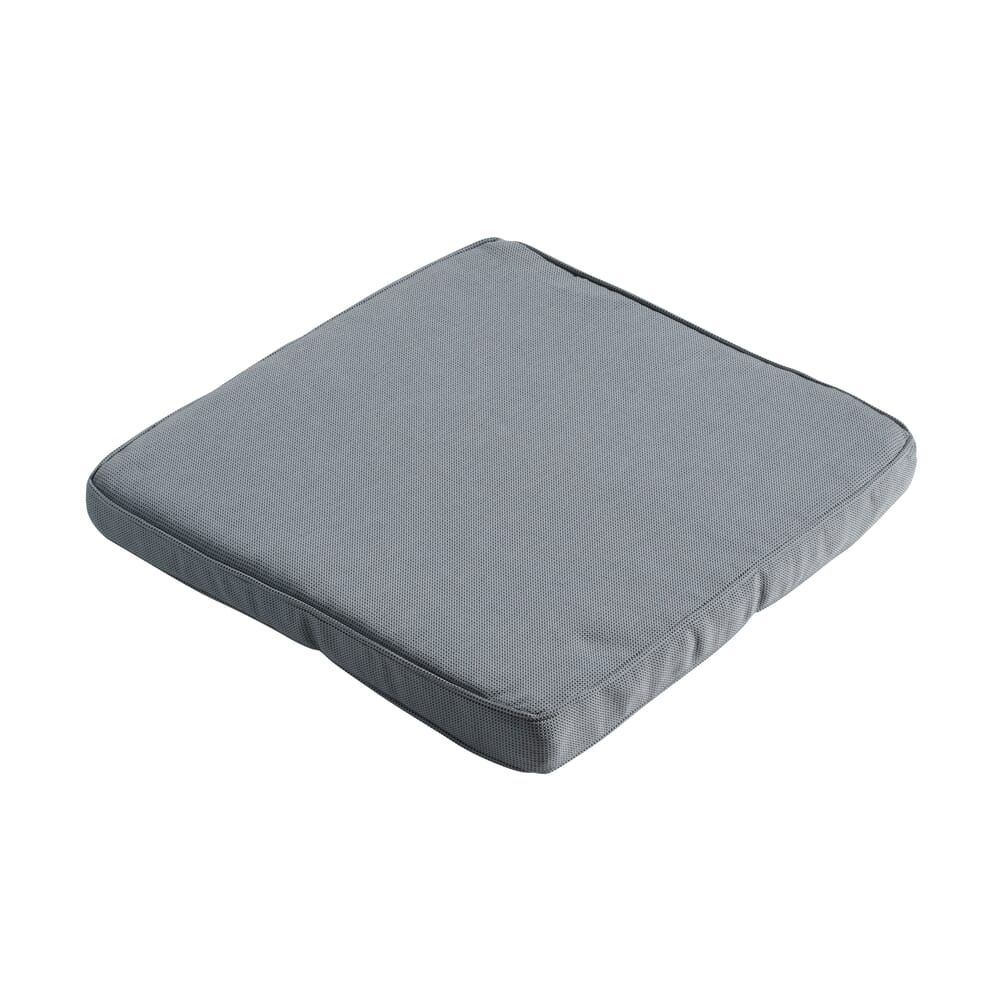 Madison Rib Grey 48x48 Sitzkissen