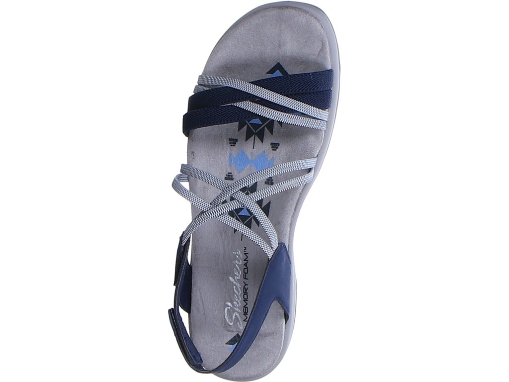 SKECHERS Komfort Sandalen blau