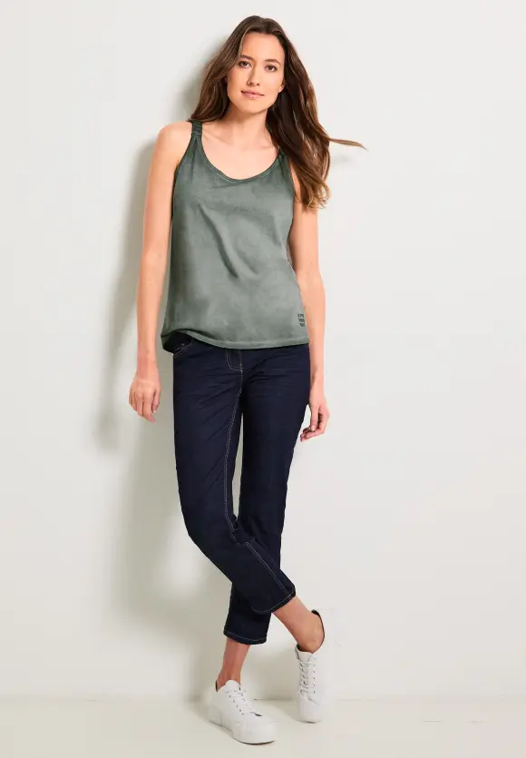 CECIL Jersey Top in Unifarbe