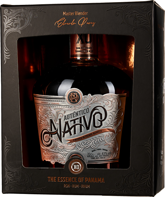 Auténtico Nativo The Essence of Panama Rum XO Cognac finish 0,7 Liter in Tube