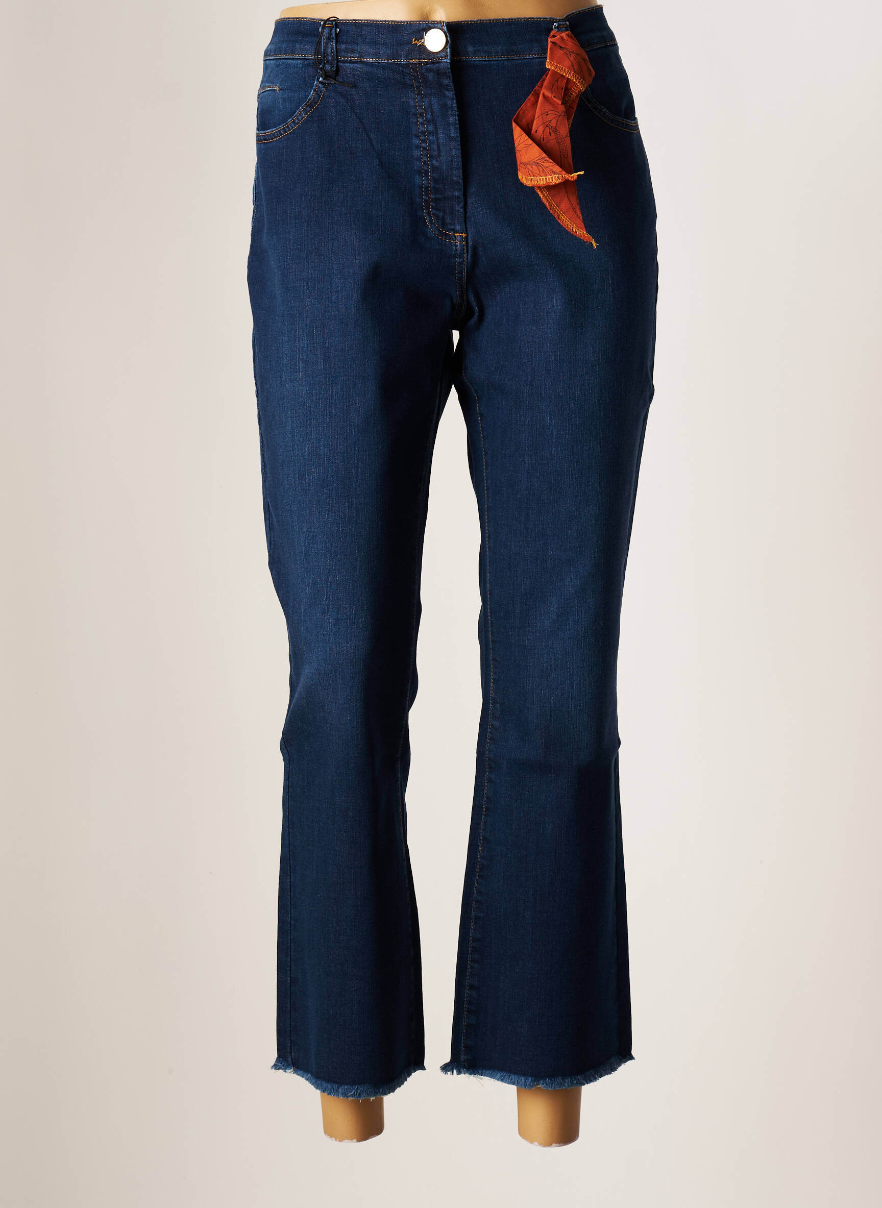 East Drive Jeans Coupe Droite Femme couleur bleu