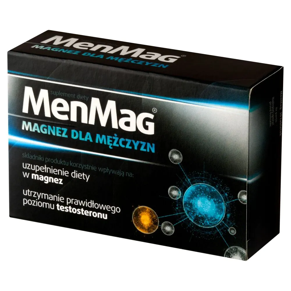 MenMag, magnio maisto papildas, tabletės
