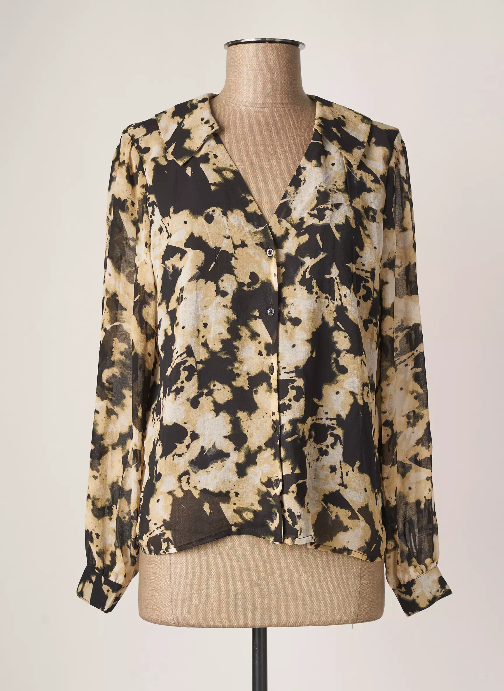 Vila Chemisiers Femme couleur beige
