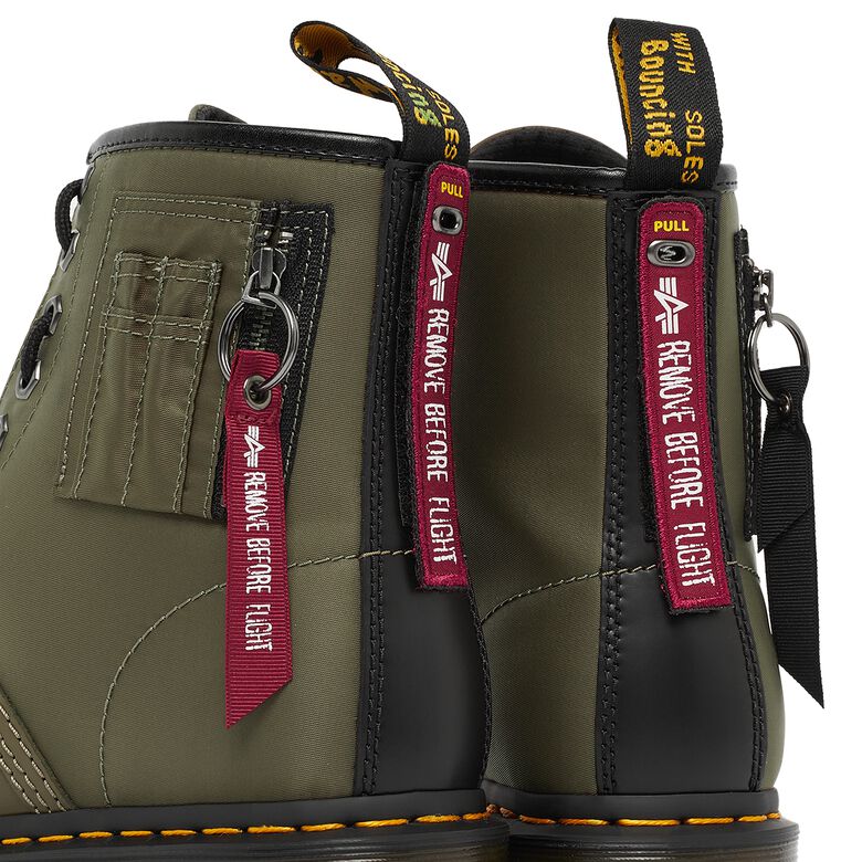Dr. Martens x Alpha Industries 1460 Ben olive black