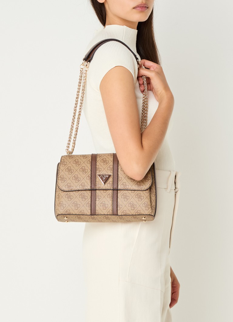 Borsa a tracolla GUESS Noreen con stampa logo