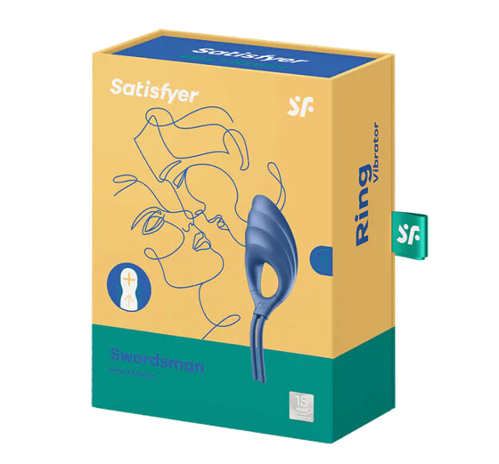 „Satisfyer Swordsman Blue“ intymios higienos masažuoklis