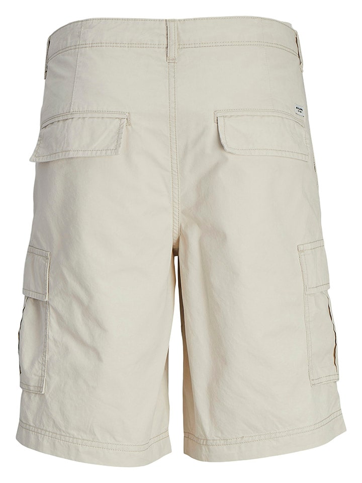 Jack & Jones Cargobermudas in Creme günstig kaufen