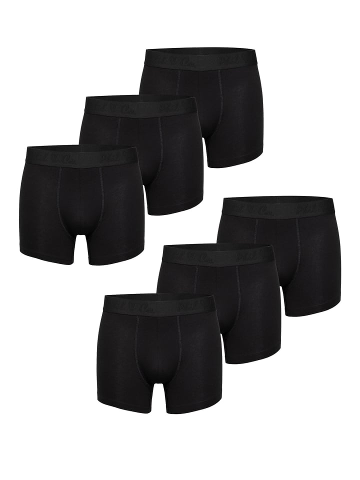 Phil & Co. Berlin  Retro Boxer Jersey Core in Black günstig kaufen