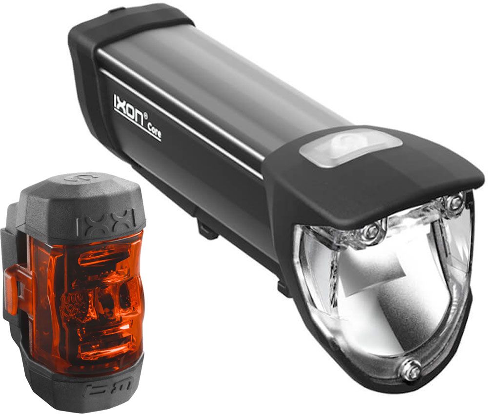 Busch + Müller IXON Core + IXXI LED Akkuscheinwerferset schwarz kaufen | Bike-Discount