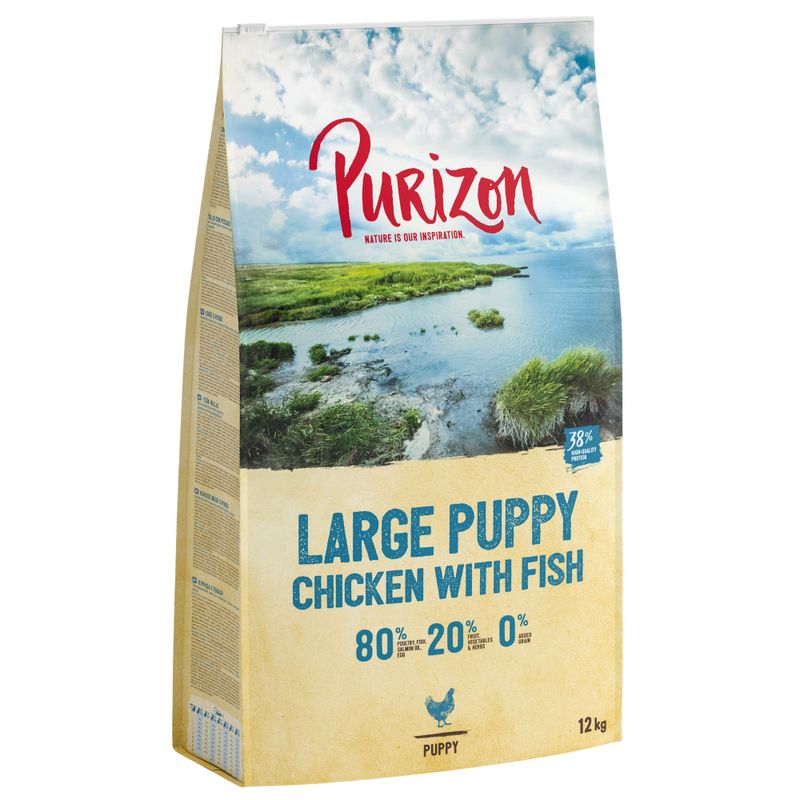 Purizon Large Puppy Huhn & Fisch - getreidefrei