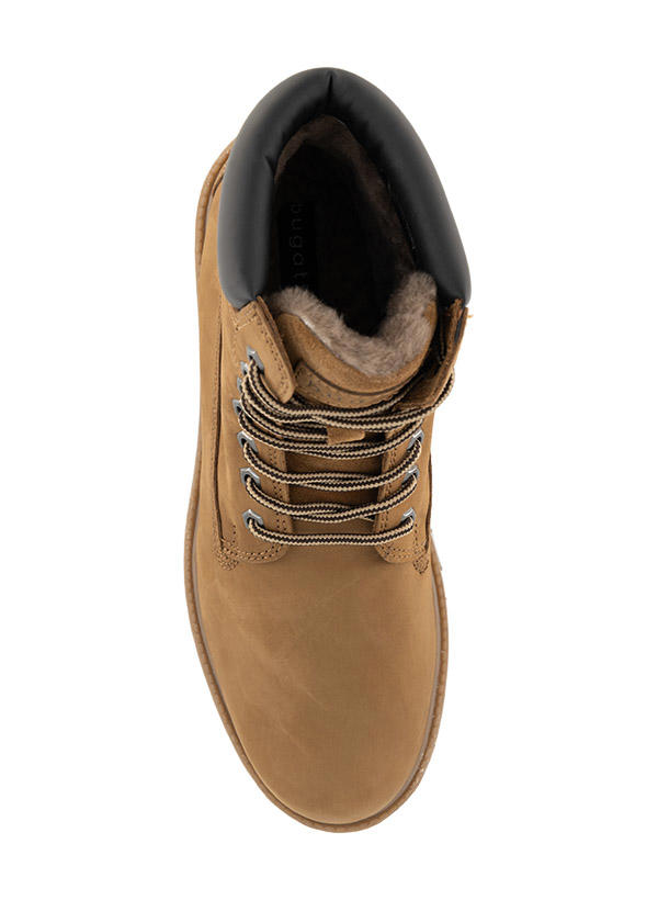bugatti, Schnürboots, Nubukleder warmgefüttert, mittelbraun