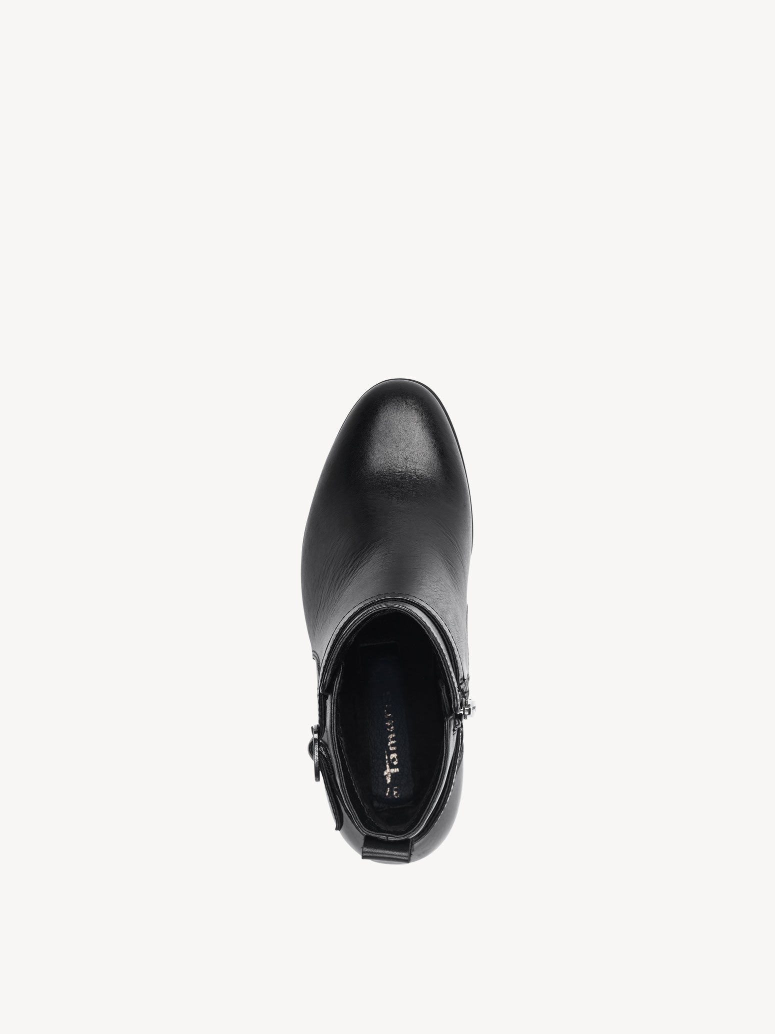Bottine en cuir - noir
