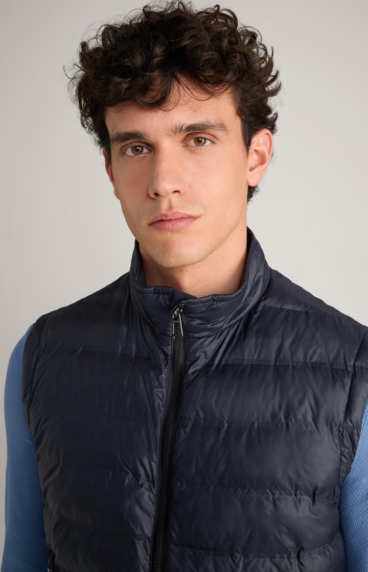Nylon-Steppweste Alco in Navy