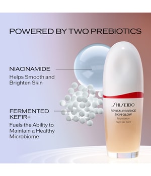 Shiseido Revitalessence Skin Glow Foundation Flüssige Foundation-30 ml