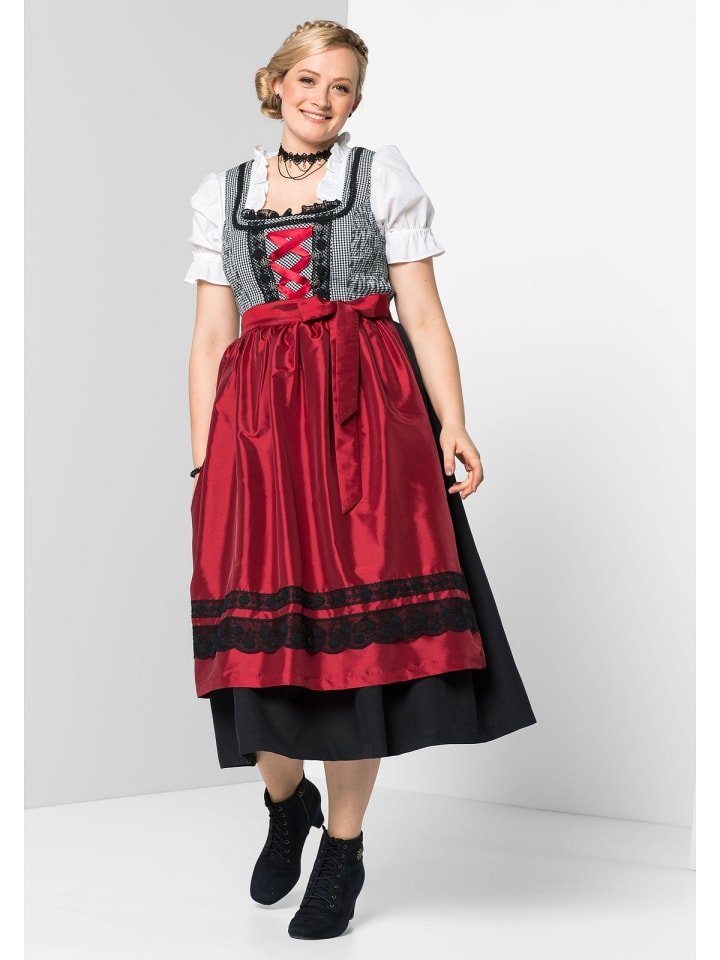 sheego Dirndlbluse in weiß günstig kaufen