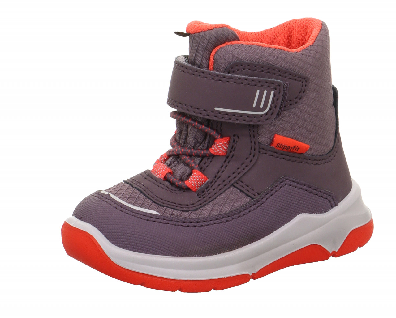 COOPER - Lila/RotBoots mit Klettverschluss