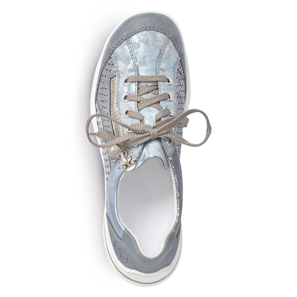 Rieker Damen Schnürschuhe meeresblau