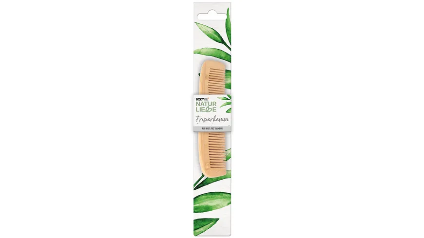 BODY&SOUL Frisierkamm Klein Naturliebe Bambusholz