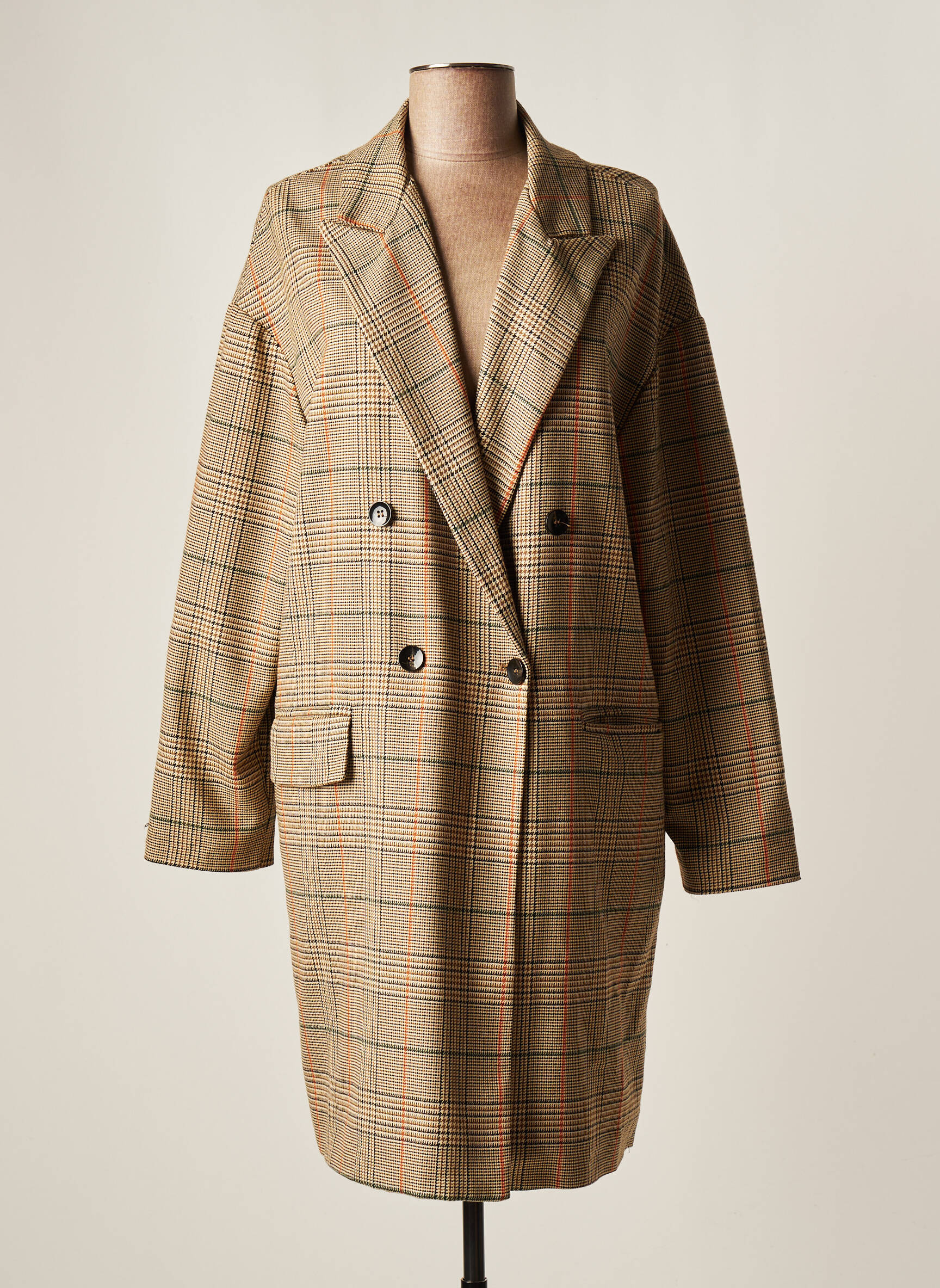Daniela Cool Manteaux Longs Femme couleur beige