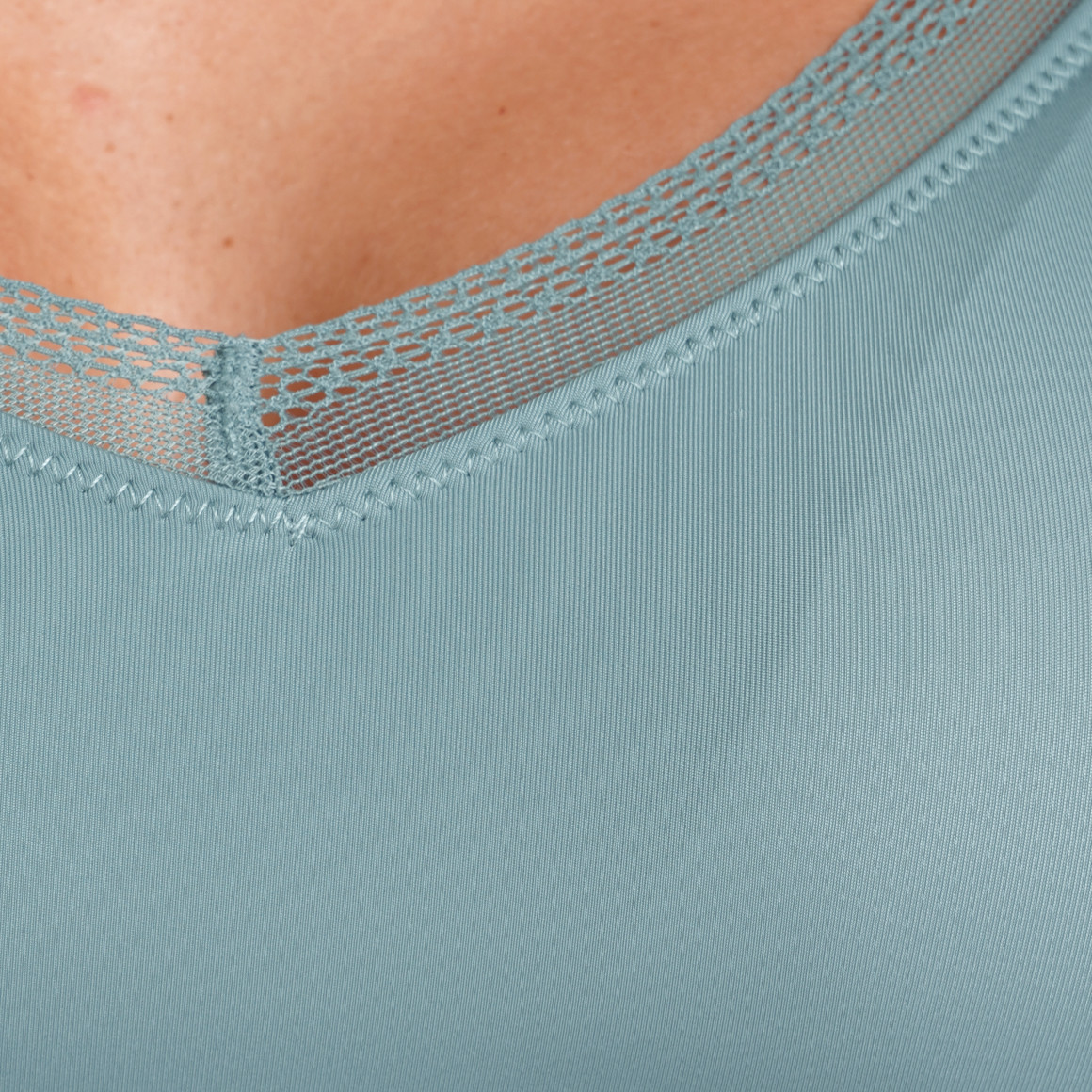 Damen Seamless-Bustier mit Spitze