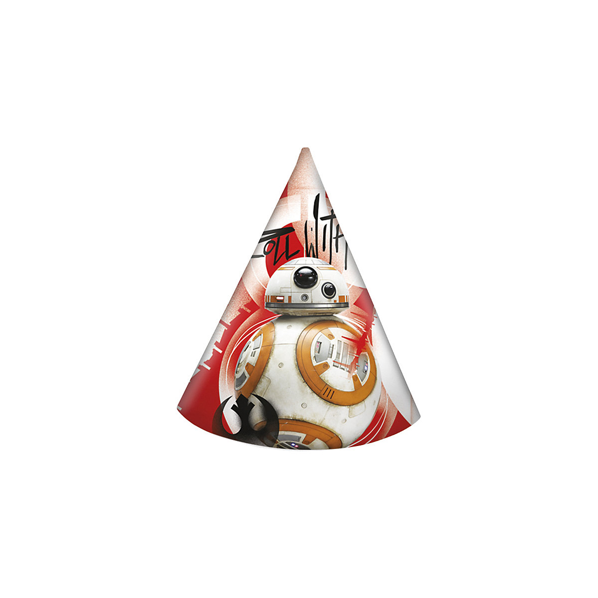 Partyhüte/Partyhütchen Star Wars 8, 6 Stück