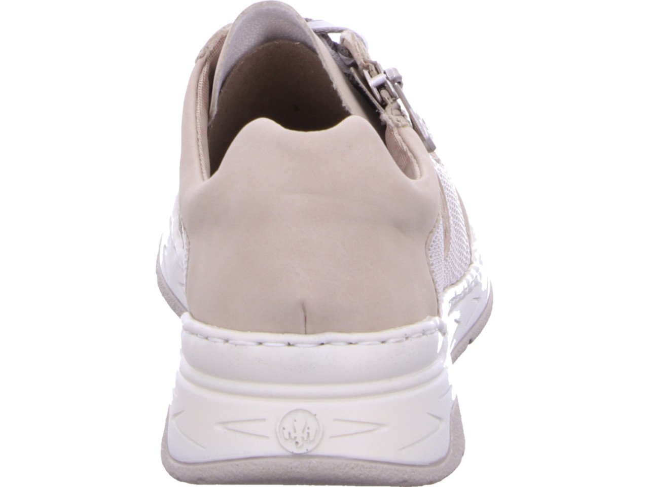 RIEKER Freizeit Schnürer beige FSK Damen Halbschuhe