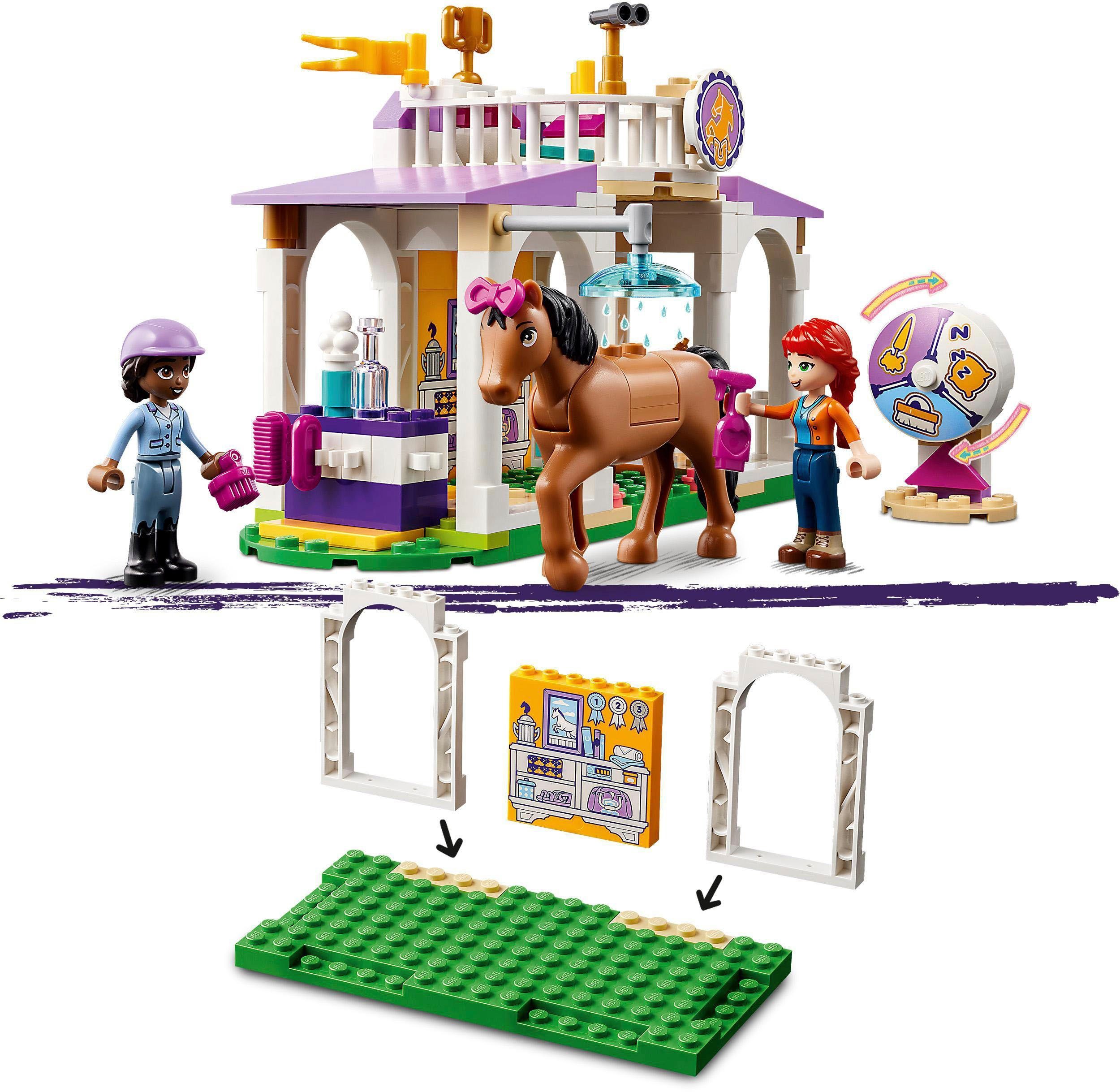 LEGO® Konstruktionsspielsteine Reitschule (41746), LEGO® Friends, (134 St), Made in Europe