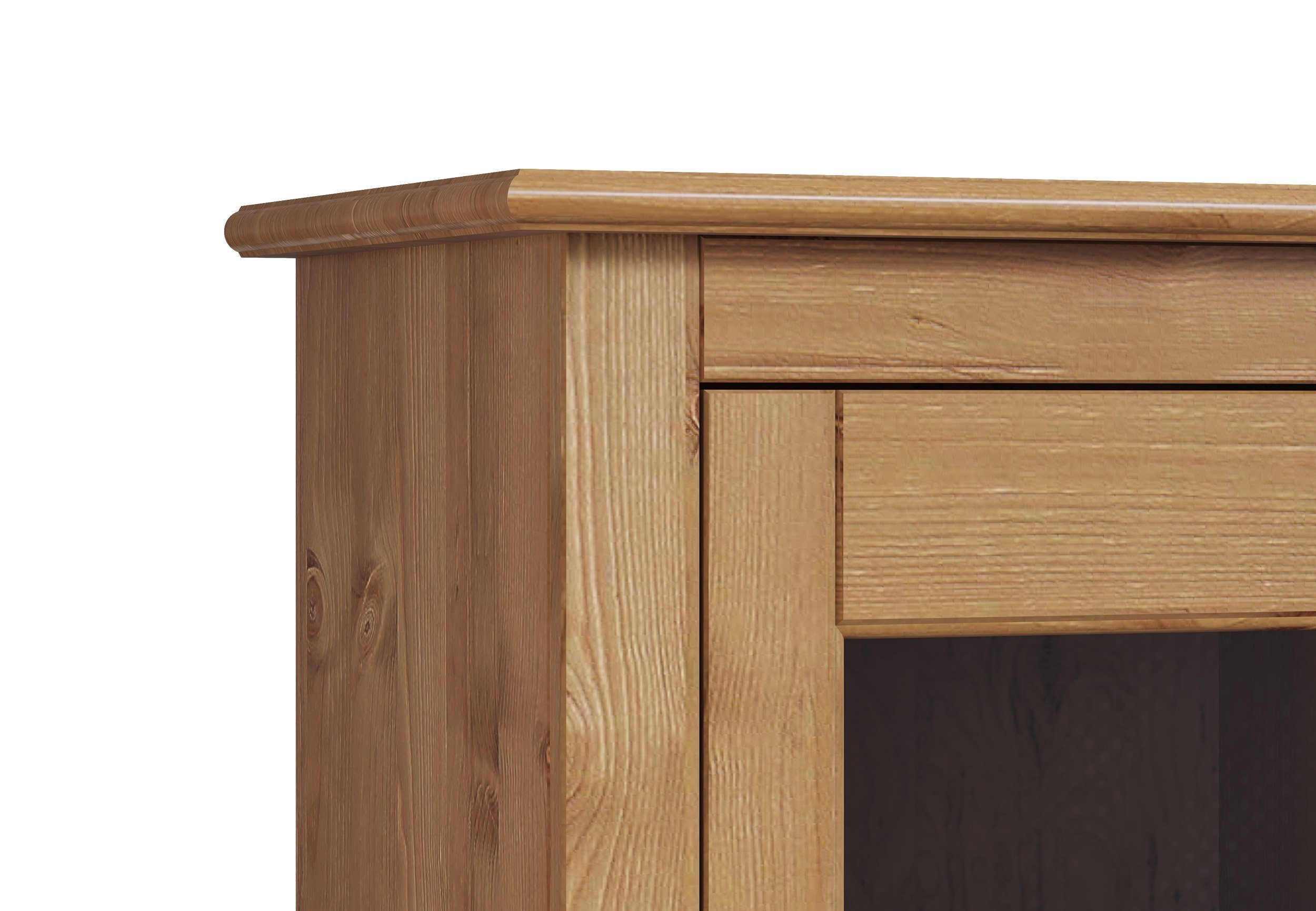 Home affaire Buffetaufsatz Rauna, Aus massiver Kiefer