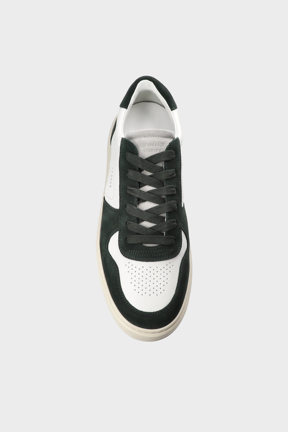 CPH77M leather mix white/green