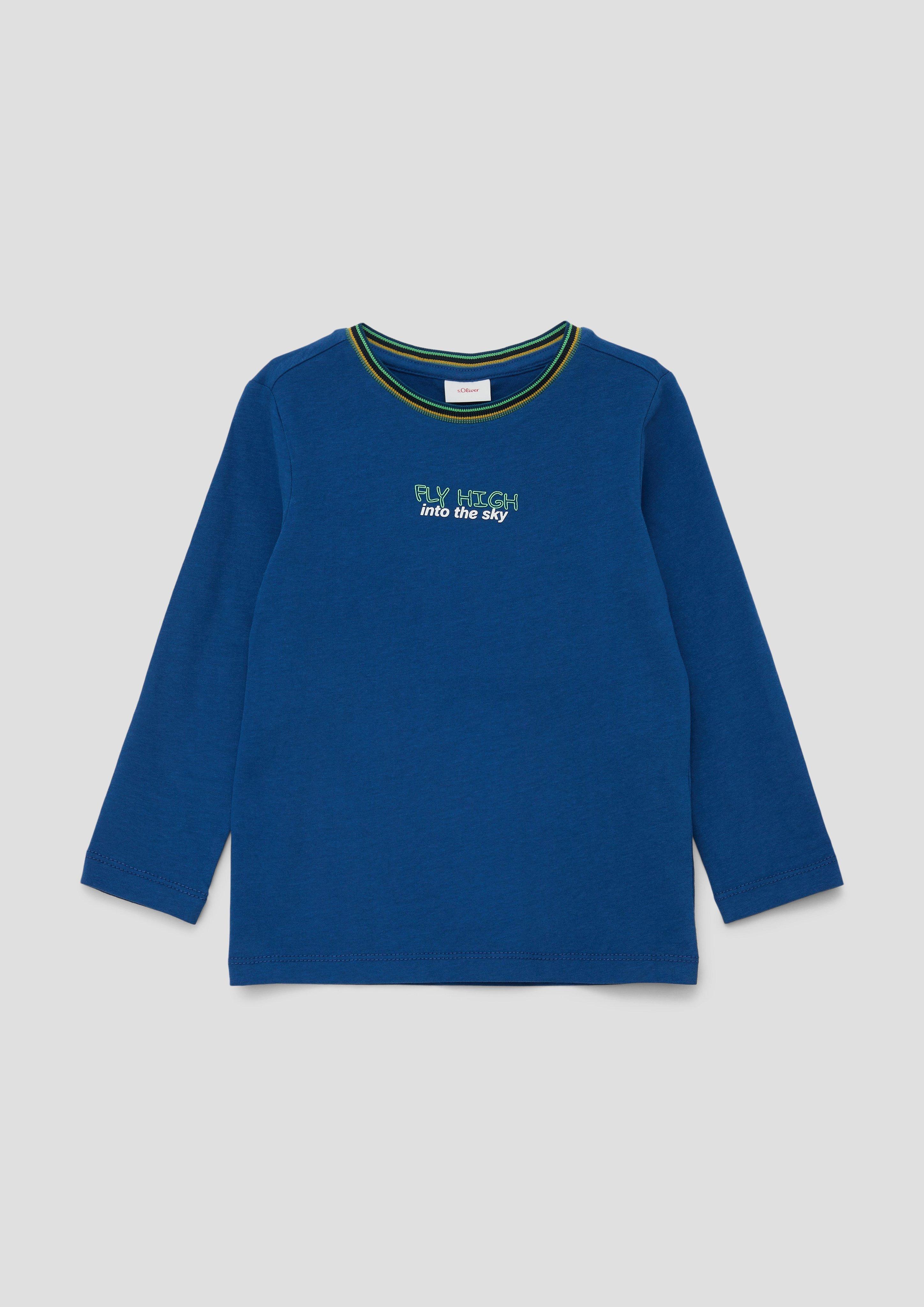 Longsleeve mit Schrift-Print  2134229-5490