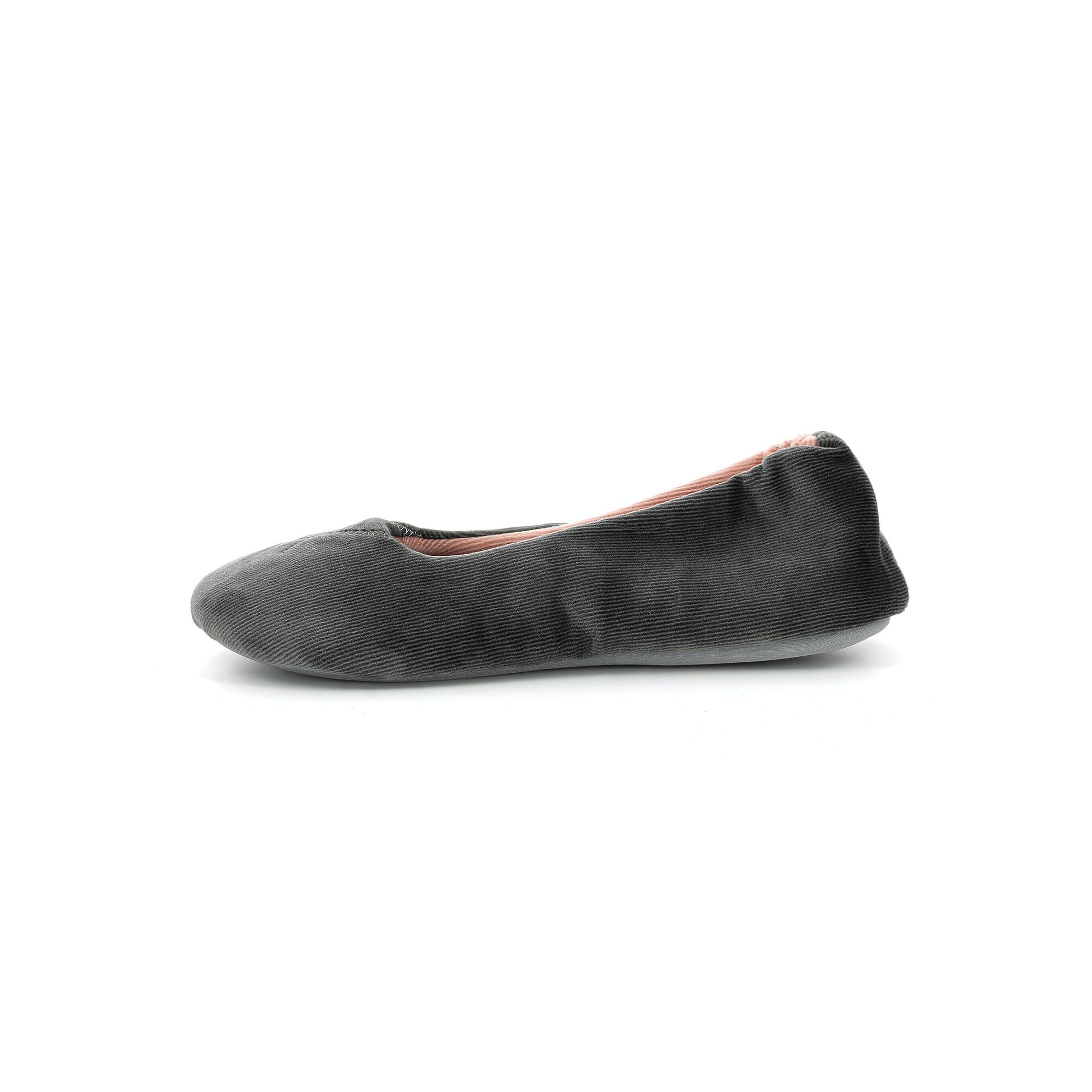 Mules forme ballerines femme en velours DIM