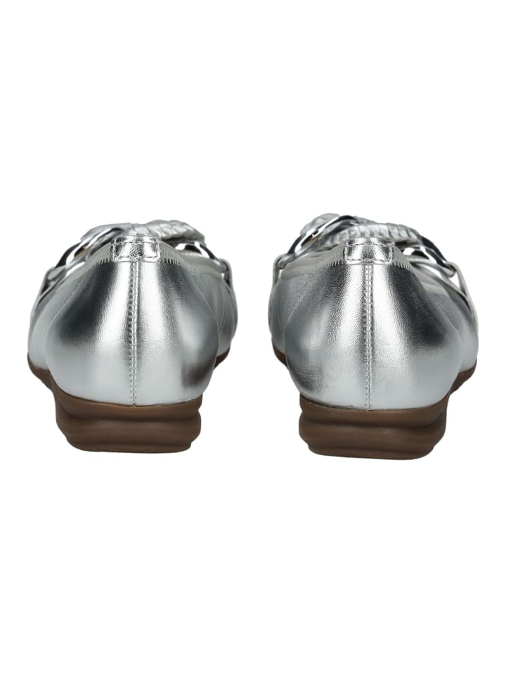 Gabor Ballerinas in Silber günstig kaufen
